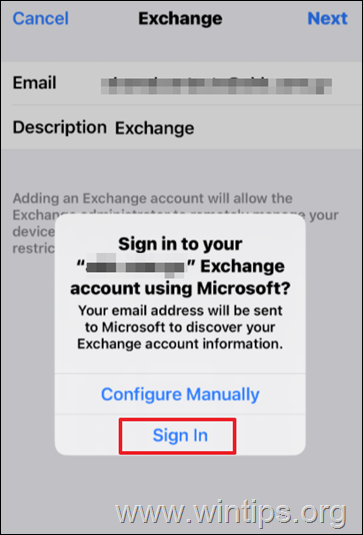 sync GAL to iphone