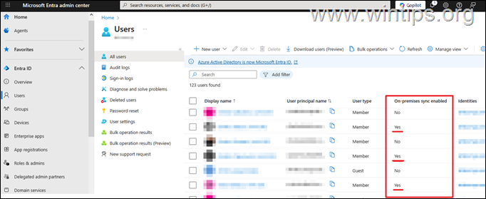 Verify User Synchronization in Microsoft Entra ID
