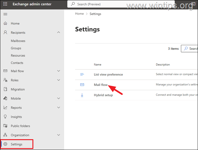 Mail FLow - Enable SMTP AUTH protocol 
