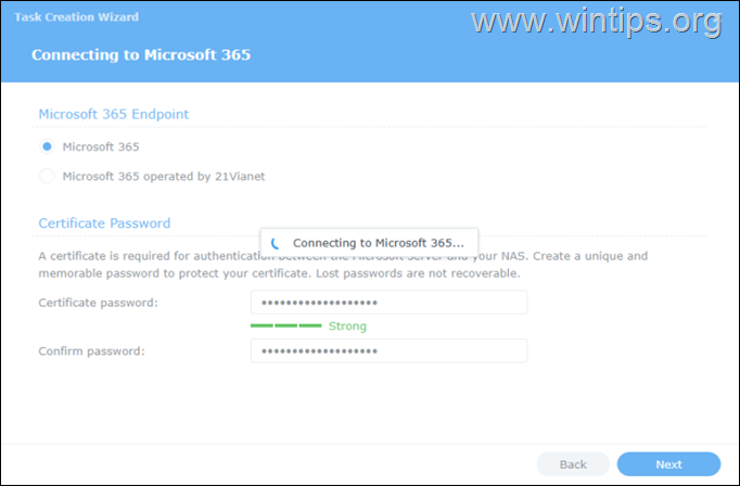 How to backup Office 365 to NAS