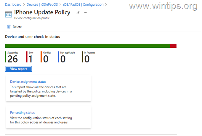 iPhone Update Policy