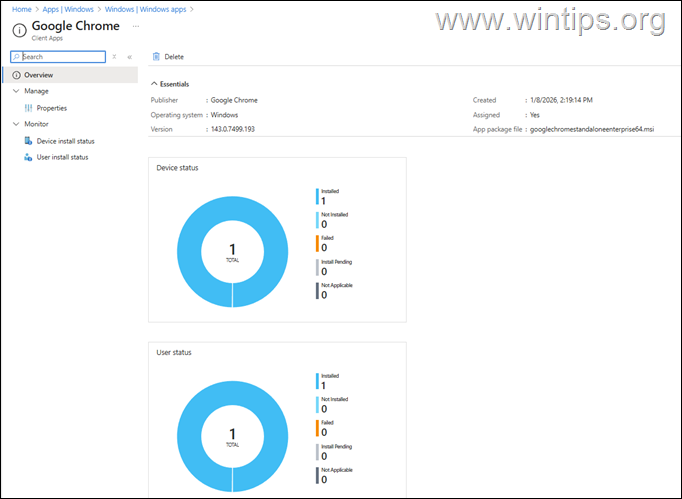 Monitor App Installation Status on Enrolled Devices.