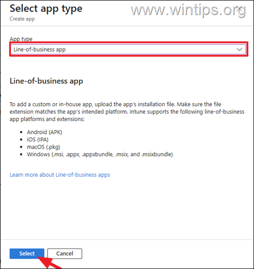deploy-LoB-app-microsoft-intune