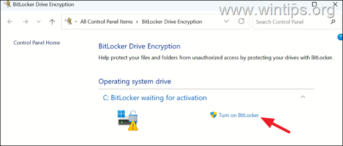 fix bitlocker encryption suspended