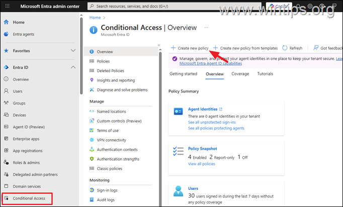 Create Conditional Access Policy