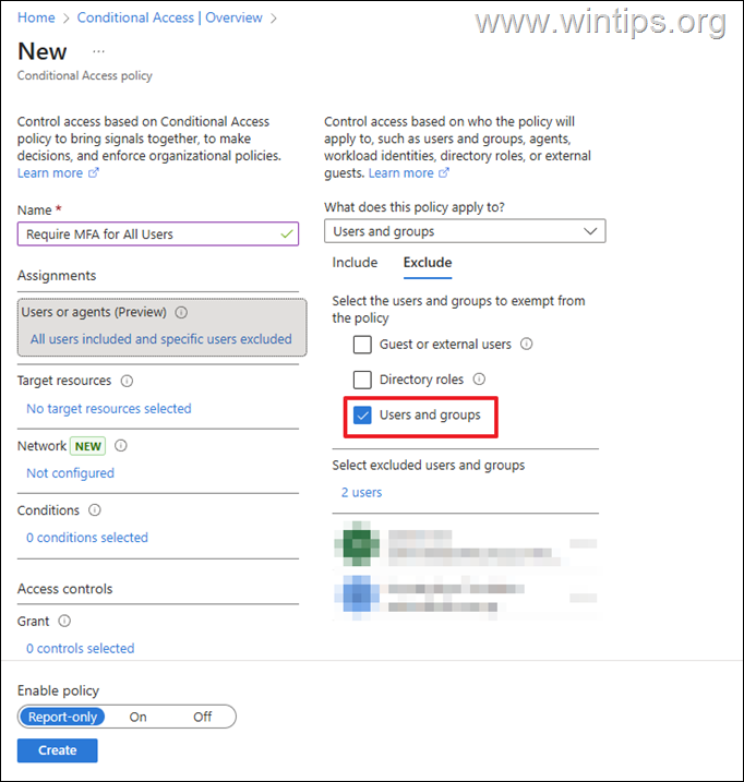 how to enforce MFA using conditional access in microsoft 365