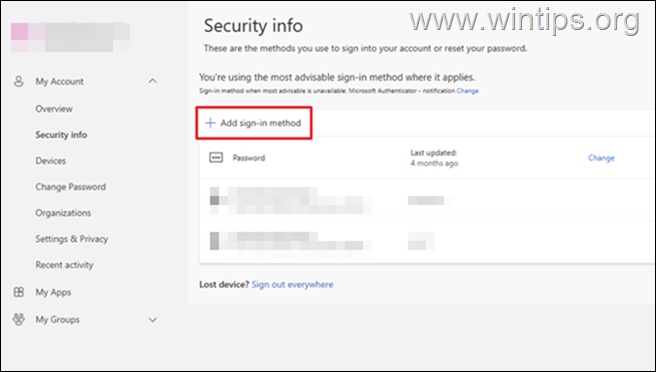 Create App Password - MIcrosoft 365