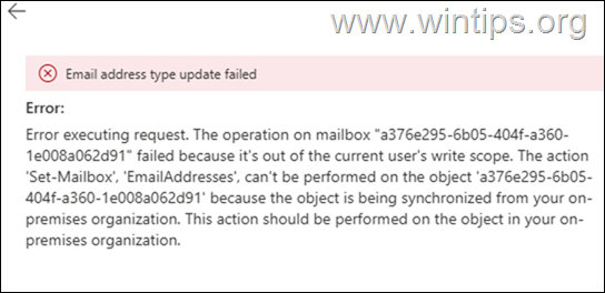 How to Add Email Alias to an Active Directory User Synchronized with Microsoft 365