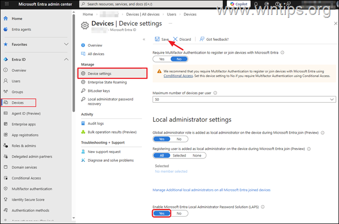 Enable Local Administrator Password Solution (LAPS) - Microsoft 365
