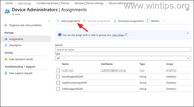 add local administrator - entra join