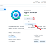 How to Resolve Hyper Backup Error "Failed to Export System Configuration" on Synology NAS.