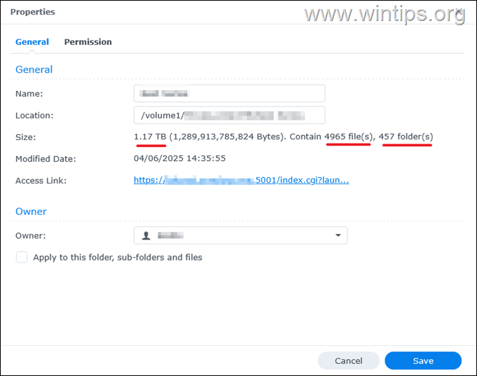How to Check the Folder Size of a Single Folder on a Synology NAS. 