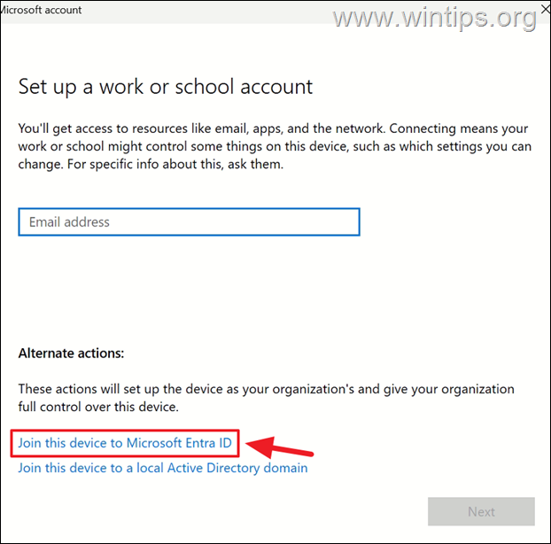 Join this device to Microsoft Entra ID & Intune