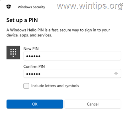 setup windows hello for business on-premises domain