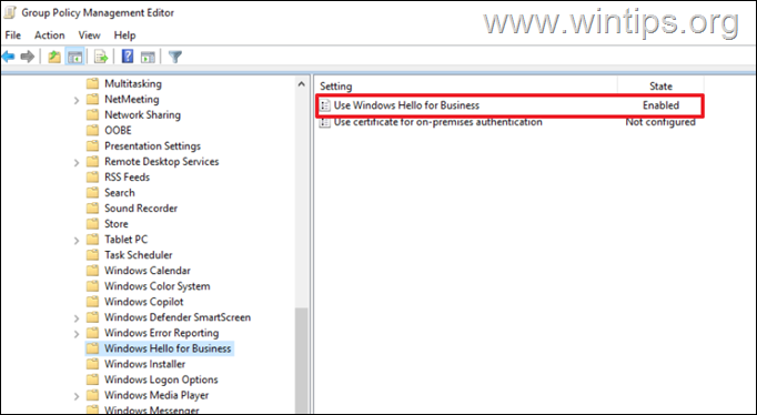 How to Set Up Windows Hello for Business in a Local Active Directory ...