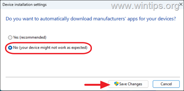Prevent Windows from Automatically Installing Drivers