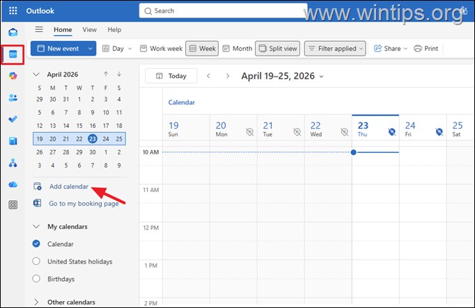 How to Add a Shared Calendar in Outlook for Web (OWA)