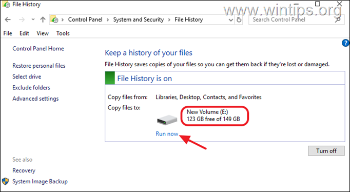 How to Fix File History Not Working in Windows 11
