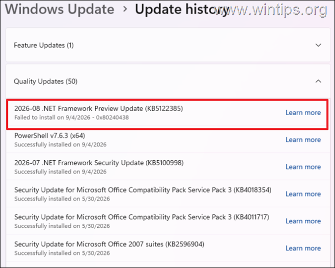 How to Fix Windows 11 Update Error 0x80073712