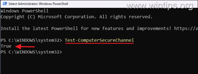 Test-ComputerSecureChannel