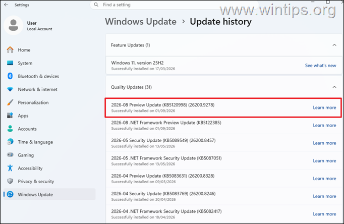Windows 11 KB5120998 Breaks Mouse Cursor and Wallpaper Personalization