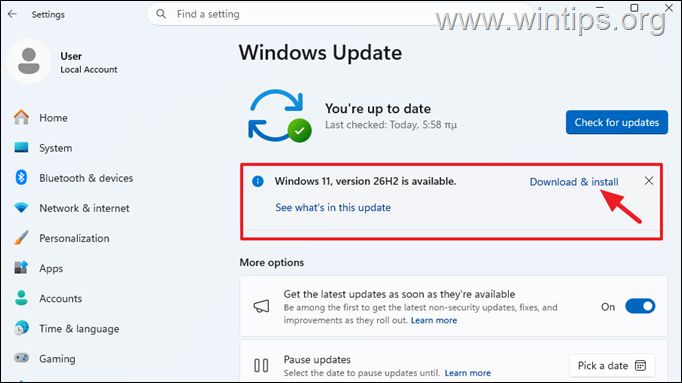 How to Download and Install Windows 11 version 26H2